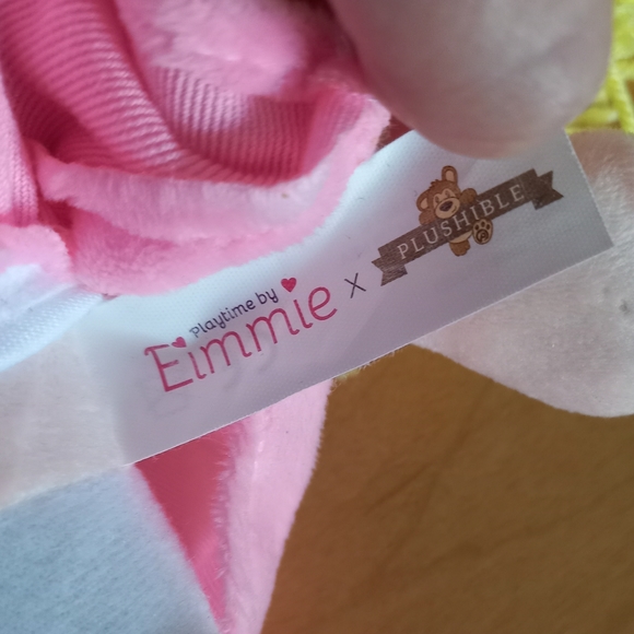 Playtime by Eimmie soft rag doll plush blonde blue eyes pale skin unicorn toy - Picture 6 of 11